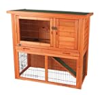 Rabbit Hutch with Sloped Roof (M), Gl...