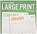 2016 Large Print Calendar Easy Read- 16-Month Wall Calendar Planner