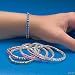 Acrylic Rhinestone Tennis Braclelets 5 1/2