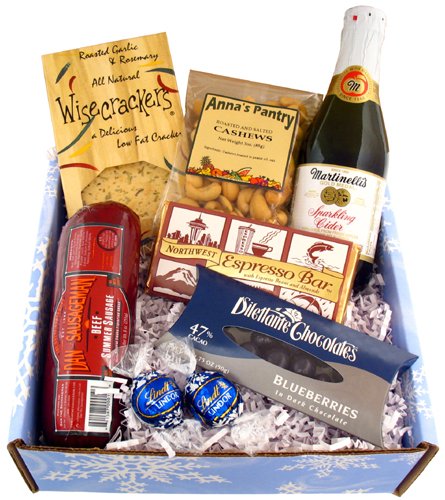 Arctic Frost Gift Box by Seattle Gift Basket Company