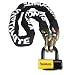 Kryptonite New York Fahgettaboutit 1415 Chain Bicycle Lock with New York Disc 5 Lock Chain Bicycle Lock