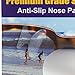 1 Pair Clear 1.8mm X 17mm Non-Slip Nose Pads for Glasses by GMS Optical - Premium Grade Silicone