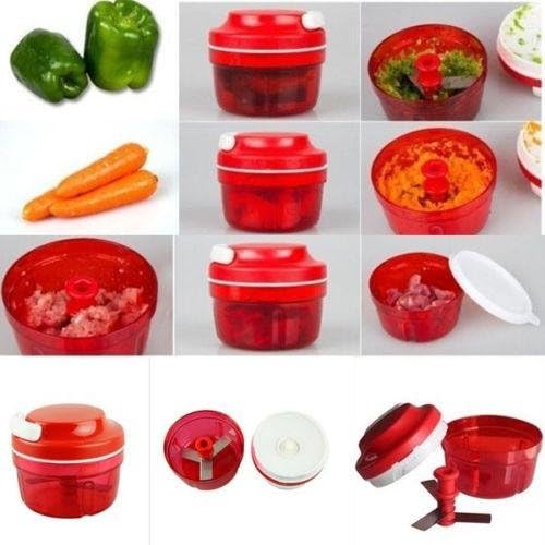 FO Novelty Kitchen Food Fruit Vegetable Chopper Hand Speedy Chopper Shredder Tool