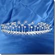 Bridal Wedding Tiara Crown With Square Crystals 42355