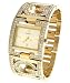 Guess Women's Goldtone Crystal-Accented Bracelet Watch