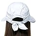 Sealike Chic Butterfly Sun Hat Wide Brim Summer Sun Visor Floppy Fold Beach Hat for Women Girls with Stylus Light Blue