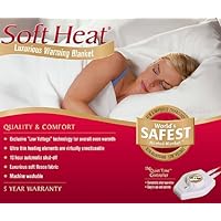 Soft Heat Electric Warming Blanket- Hidden Wires - Blue
