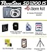 Canon Powershot SD1200 IS Dark Grey 10.0 Megapixel With Ultimate Powershot Accessory Package Include
