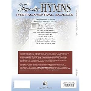 Favorite Hymns Instrumental Solos for Strings: Cello, Book & CD (Instrumental Solo Series)