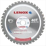 Lenox Tools 21882AL714060CT Metal Cutting Circular Saw Blade, 7 1/4 Inch by 60 Teeth, Aluminum 51a44W9iGIL. SL160 Lenox Tools 21882AL714060CT Metal Cutting Circular Saw Blade, 7 1/4 Inch by 60 Teeth, Aluminum