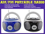 Two AM FM Portable Radio/Clock