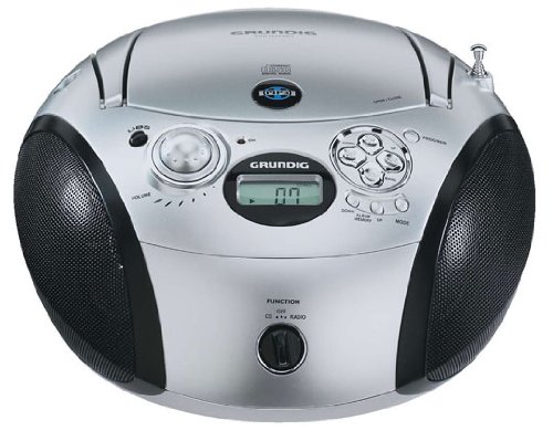 Grundig RCD 1420 MP3 Radiorekorder silber/schwarz