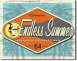 Endless Summer - Genuine Metal Tin Sign 16"W x 12.5"H