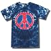 Tie Dye Mania Patriotic Peace Sign Tie-Dye Short Sleeve T-Shirt