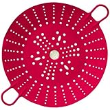 Chef'n Sleekstor Large VeggiSteam 11-Inch Silicone Steamer, Cherry
