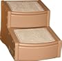 Pet Gear Easy Step I Pet Stairs, 2-step/for cats and dogs up to 75-pounds, Light Cocoa