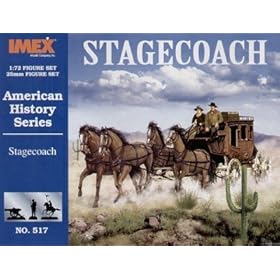  Stagecoach & American History Figures Set by Imex