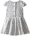 Pippa & Julie Girls' Grey Floral Dress