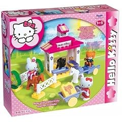 BIG 57012 - Play-BIG-Bloxx Ponyhof Hello-Kitty inkl. Hello Kitty Spielfiguren