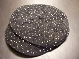 Sparkle Glitter Newsboy Cap / Black / Cancer Patients Chemotherapy Hats