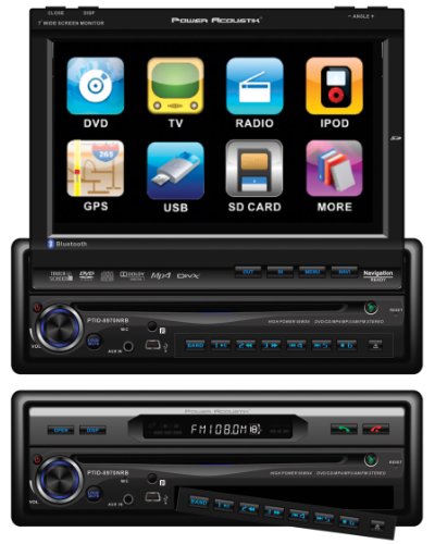 Soundstream VIR-7870NRBT Single DIN, 7 Inch Flip Up TFD-LCD Receiver w/ Bluetooth, NTSC(Analog) TV, ATSC Ready