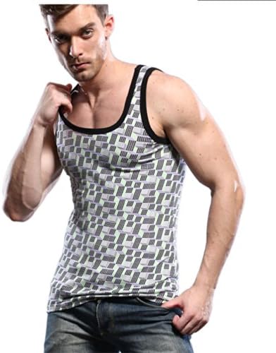 Men's Cotton Sports Sleeveless Skinny Tank Top X-Small