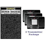 Stanley Receiver with 3 1050 Remotes