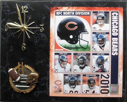 Chicago Bears Picture Plaque Clock