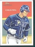 2010 Topps National Chicle Umbrella BLACK Back #41 Carlos Pena - Tampa Bay Rays (Serial #d to 25) (Baseball Cards)