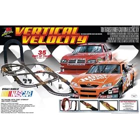 Life Like NASCAR Vertical Velocity Electric Slot Car Race Set