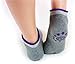 BEST Non Slip Skid Yoga Pilates Socks with Grips Cotton for Women Pack of 4 size 8-10
