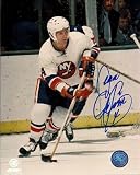Autographed/Hand Signed Jean Potvin New York Islanders 8x10 Photo