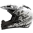 O'Neal Racing 5 Series Toxic Youth Boys Off-Road/Dirt Bike Motorcycle Helmet - Black/White / Medium
