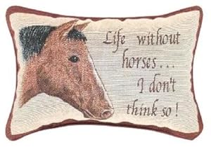 Manual Woodworkers & Weavers Life Without Horses Pillow