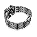 Apple Watch 42mm Band, Infiland Stainless Steel Metal Replacement Strap Wrist Band With Double Button Metal Clasp for Apple Watch & Sport & Edition version 42mm - Black