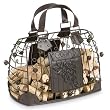 Wine Cork Cage Handbag w/ Moveable Handles