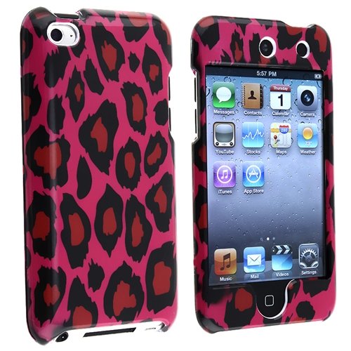 Crystal  Case Accessory  Generation Leopard Skin Touch Leopard 32gb Ipod Cover Pink Hard 64gb