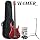 Hamer VEL2A-TRD Trans Red Electric Velocity Bass Guitar with GO-DPS Planet Waves Shredder Pick Pack PW-SHRED, Ultra Stand 2445BK ,Gig Bag