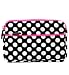 Kroo LTE Case for New iPad Wi-Fi 4G, Neoprene, Fits 9-Inch Tablet PC, White Polka Dots (12280)