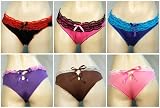 Mamia Sexy Lowrise Bikini Panty With Ribbon And Lace
