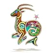 Ambitious Capricorn the Sea Goat Zodiac Pin from the Artazia Collection #910 MP NP