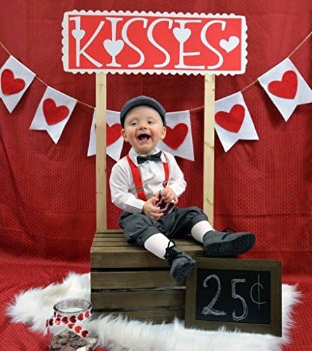 Vintage Baby Toddler Boys Knickers Suit Set Red Black 24M/2T