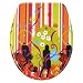 Allibert - Abattant wc de toilette universel en bois mdf disco