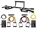 Deluxe Door friendly CXP Chin Up Bar & 7 X-Safe Resistance Band set (95 lbs total). Bands for 2 people – Special Promotion