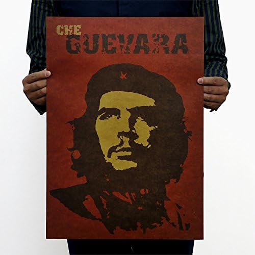 Seasonstorm (TM) Che Guevara Portrait Vintage Classic Kraft Paper Poster Home Decor 20x14 inches
