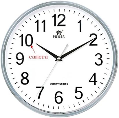 ANSITO wall clock wireless spy cameras with 1 Megapixel, Viewing angle 90 degree ultra-wide angle,Motion detection and Date and time stamp Supported