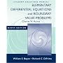Student Solutions Manual to accompany Boyce Elementary Differential Equations 9e and Elementary Differential Equations w/ Boundary Value Problems 8e