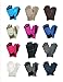 totes ISOTONER Womens Fleece Stretch Convertible Gloves with Thumb Hole