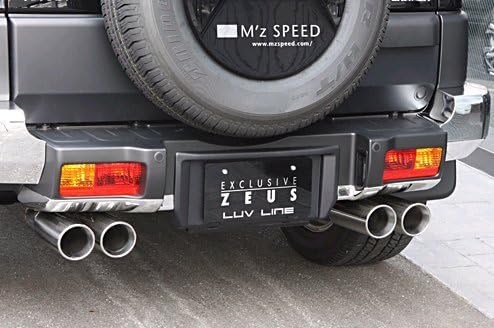 EXCLUSIVE ZEUS 4050926108928 Toyota Fj Cruiser Gsj15W Luv Line Rear Under Cover(Plating)