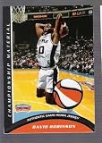 DAVID ROBINSON 2009-10 Topps Championship Material JERSEY Card San Antonio Spurs Basketball